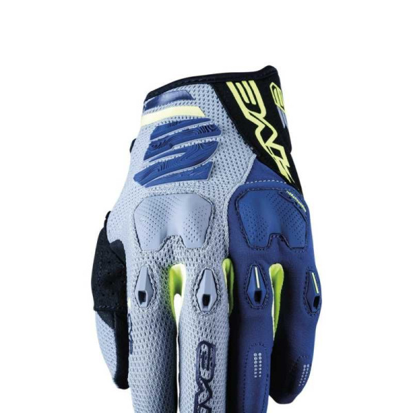 Five E2 glove grey/fluo yw x-small